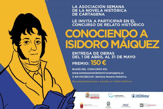La Semana de la Novela Histórica de Cartagena dedica un Concurso de Relatos Cortos a Isidoro Máiquez