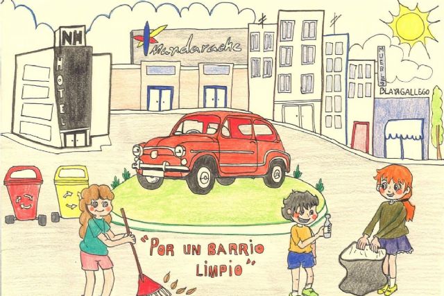 Olivier Sánchez y Fátima Chari ganan el concurso Por un Barrio Limpio en la Barriada Virgen de la Caridad