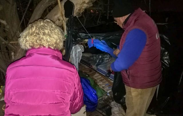 Servicios Sociales atiende a seis personas en situación de calle durante un recorrido nocturno con motivo del temporal de frío