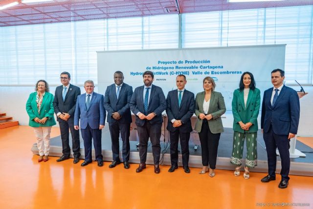 Un consorcio de empresas construirá en Cartagena la primera planta regional de hidrógeno renovable con una inversión de 215 millones de euros
