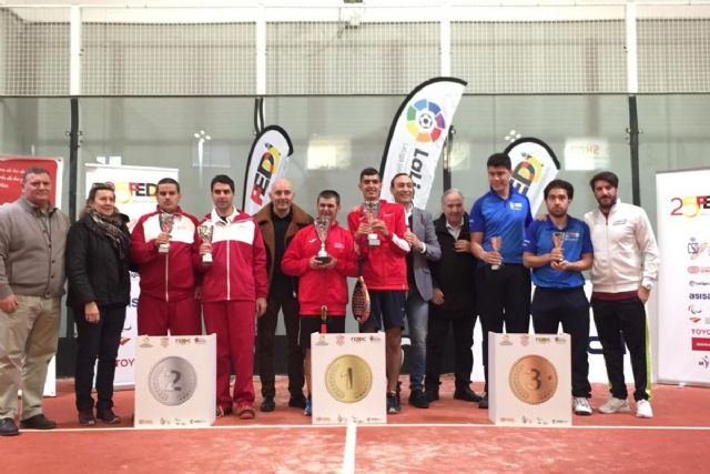 Dos parejas del CD Primi Sport de Cartagena consiguen medalla en el VI Campeonato de España de Pádel FEDDI