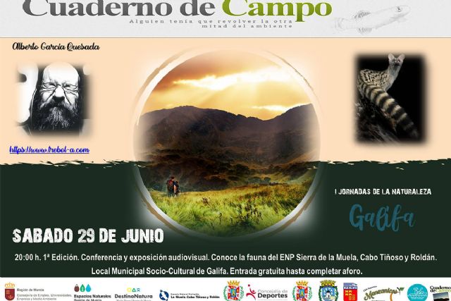 La fauna de la Sierra de la Muela, Tiñoso y Roldán cierran las actividades del mes de junio de las I Jornadas de la Naturaleza