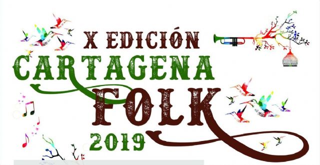 El Festival Cartagena Folk presenta la programación y horarios de su X edición
