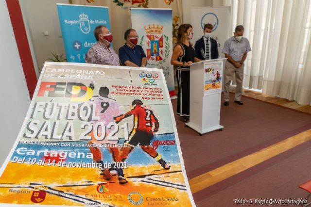 Cartagena será sede del Campeonato de España de Fútbol sala para personas con discapacidad intelectual