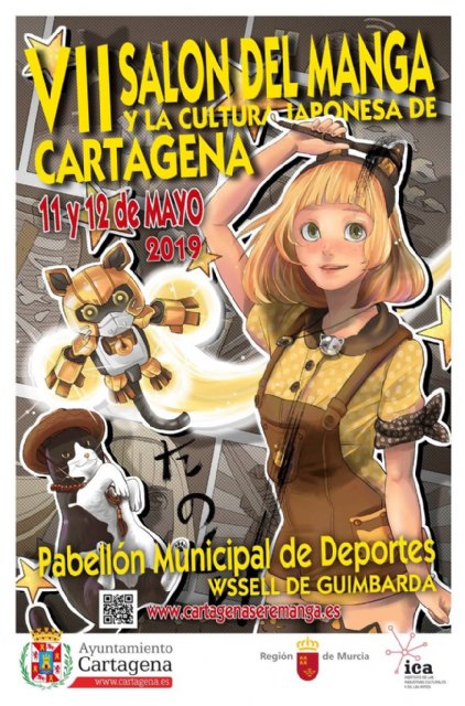 El Salón del Manga de Cartagena se traslada al Pabellón Municipal de Deportes y prevé llegar a los 10.000 visitantes