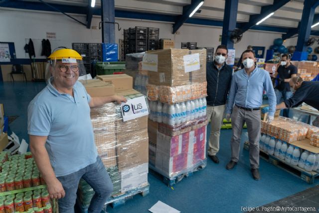 Las empresas Plus Lideragua y Voladuras Carthago donan 2 toneladas de alimentos