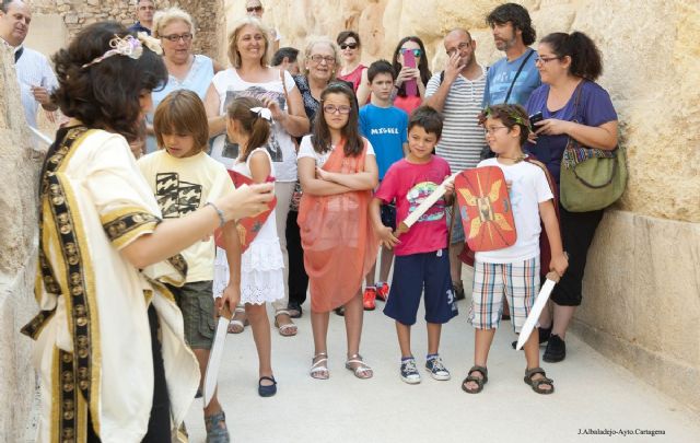 El Museo del Teatro Romano de Cartagena arranca septiembre con la actividad familiar 'Escipión versus Aníbal, la batalla continúa'