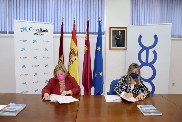 CaixaBank y COEC colaborarán para acercar a las empresas de la Comarca de Cartagena servicios y productos financieros adaptados