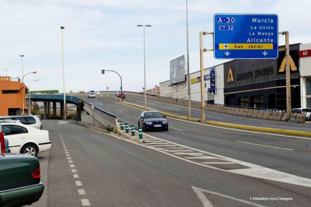 El Gobierno saca a contratación la iluminación del acceso a Cartagena por la autovía A-30