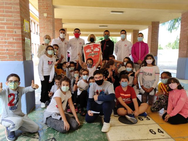 El Jimbee Cartagena estrena el curso escolar del Programa de Acercamiento al Deporte de Élite