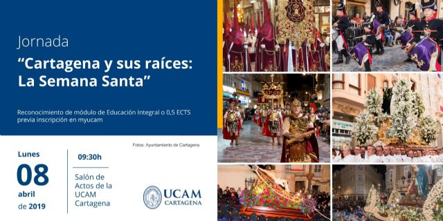 El Campus de Los Dolores organiza una jornada para difundir la Semana Santa de Cartagena entre alumnos de otras localidades