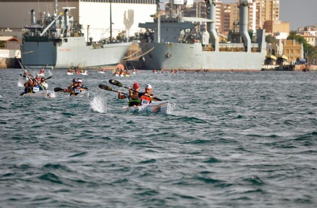 Cartagena celebra la Copa de España de Kayak de Mar