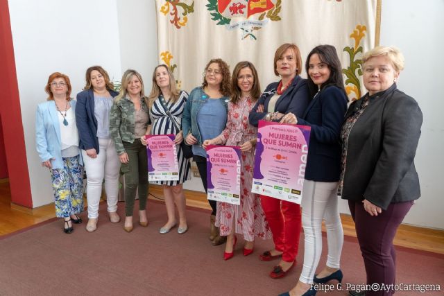 Las mujeres empresarias serán galardonadas en Cartagena en la I edición de los Premios AMEP ´Mujeres que suman´