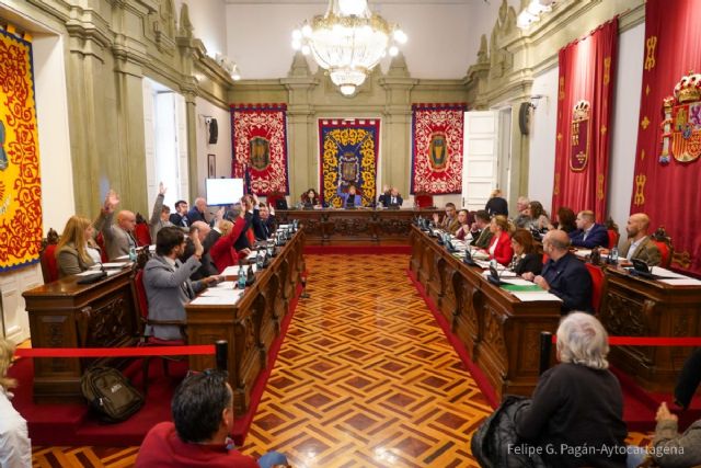 El pleno del Ayuntamiento de Cartagena aprueba solicitar préstamos por valor de 19 millones de euros