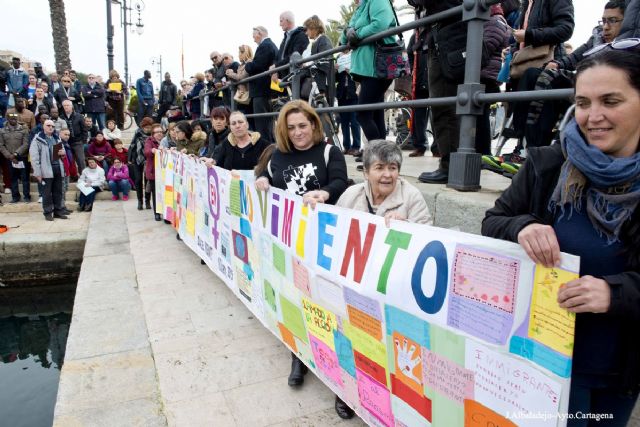 Cartagena homenajea a los fallecidos del exodo migratorio del Mediterraneo de 2016