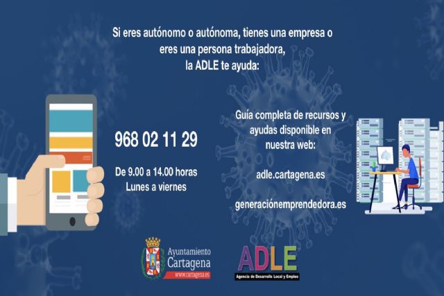 La ADLE habilita un teléfono y una web para asesorar a trabajadores, empresas y autónomos en la crisis del Covid19