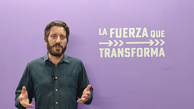 Podemos culpa a la ley del Mar Menor pactada por PP, PSOE y Cs de permitir el 'pelotazo urbanístico' en Cala del Pino
