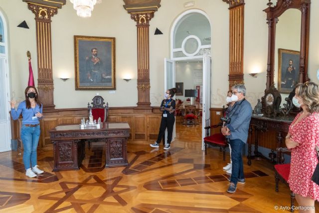 Un nuevo vídeo explica una visita guiada por el Palacio Consistorial de Cartagena