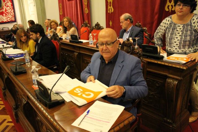 Ciudadanos Cartagena llevará al próximo pleno las mociones que no pudo defender en el anterior por los insultos del alcalde