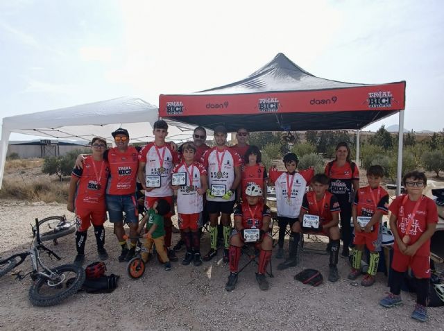 El Club Trial Bici Cartagena arrasa en el Campeonato Regional de trial 2022