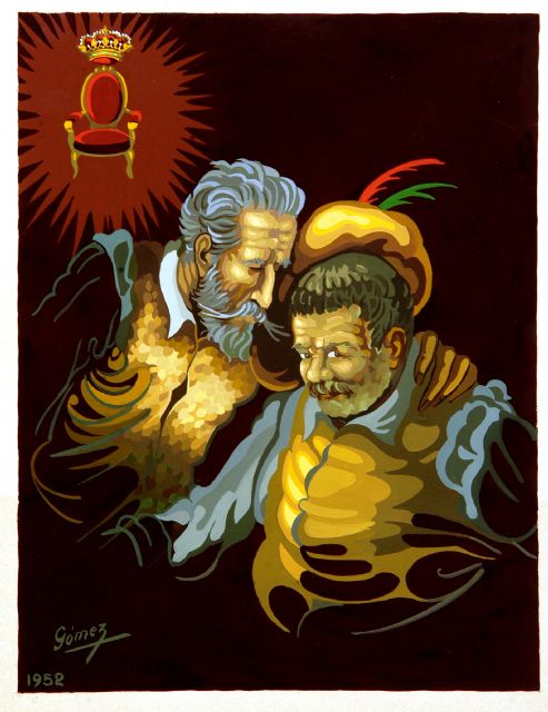 El Luzzy conmemora a Cervantes con una exposición de ilustraciones del cartagenero Nicomedes Gómez sobre el Quijote