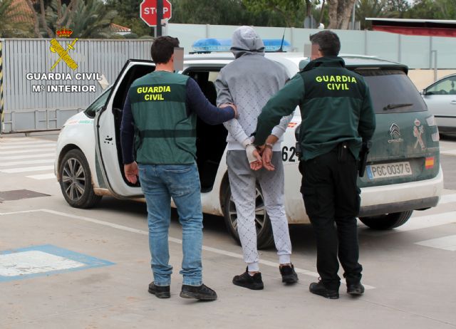 La Guardia Civil desmantela un grupo criminal que robó en una plantación de cáñamo industrial de Cartagena