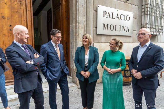 El Palacio de Molina alberga desde este lunes el primer juzgado de lo mercantil de Cartagena